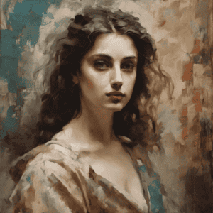 Ανθρώπινη μορφή σε πορτρέτο με την τέχνη της κίνησης, έκφραση και ζωηρότητα, εμπνευσμένη από την εξερεύνηση της τέχνης και της κίνησης.