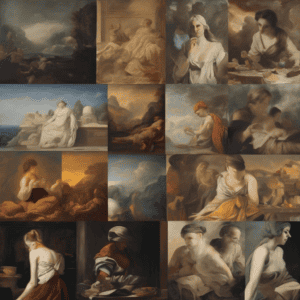 ζωγραφική τέχνη της κίνησης, εξέρευση της τέχνης της κίνησης, έργα ζωγραφικής με θέμα την κίνηση, κλασική ζωγραφική και εκφραστικότητα, πίνακες τέχνης και καλλιτεχνικό ταξίδι.