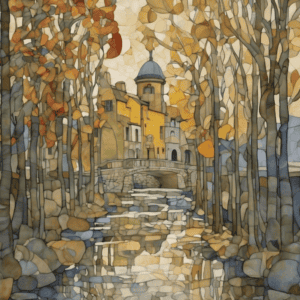 Καλλιτεχνική ερμηνεία της τέχνης της κίνησης με εικαστικά στοιχεία και διάθεση.