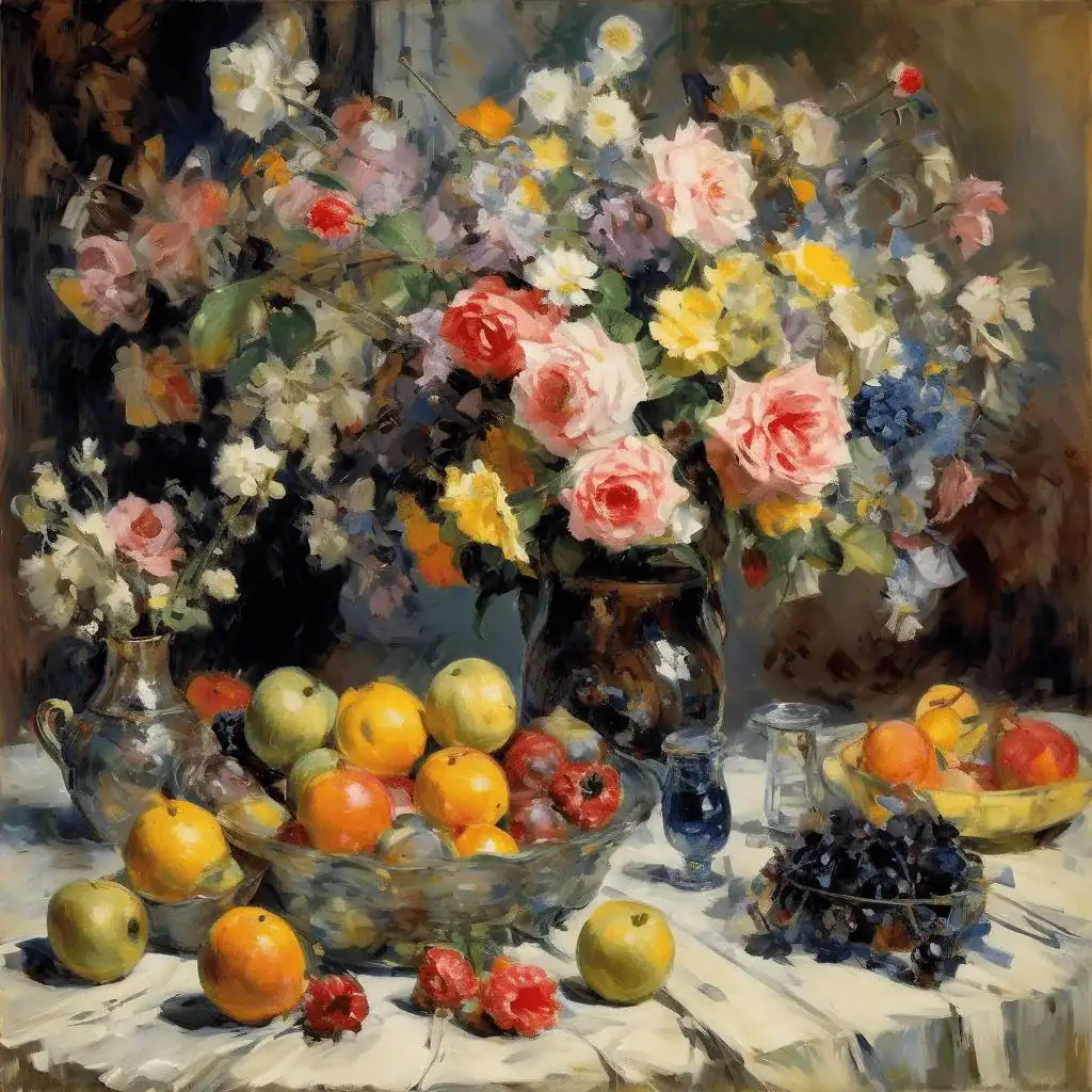 Flowers and Fruit – Konstantin Korovin
